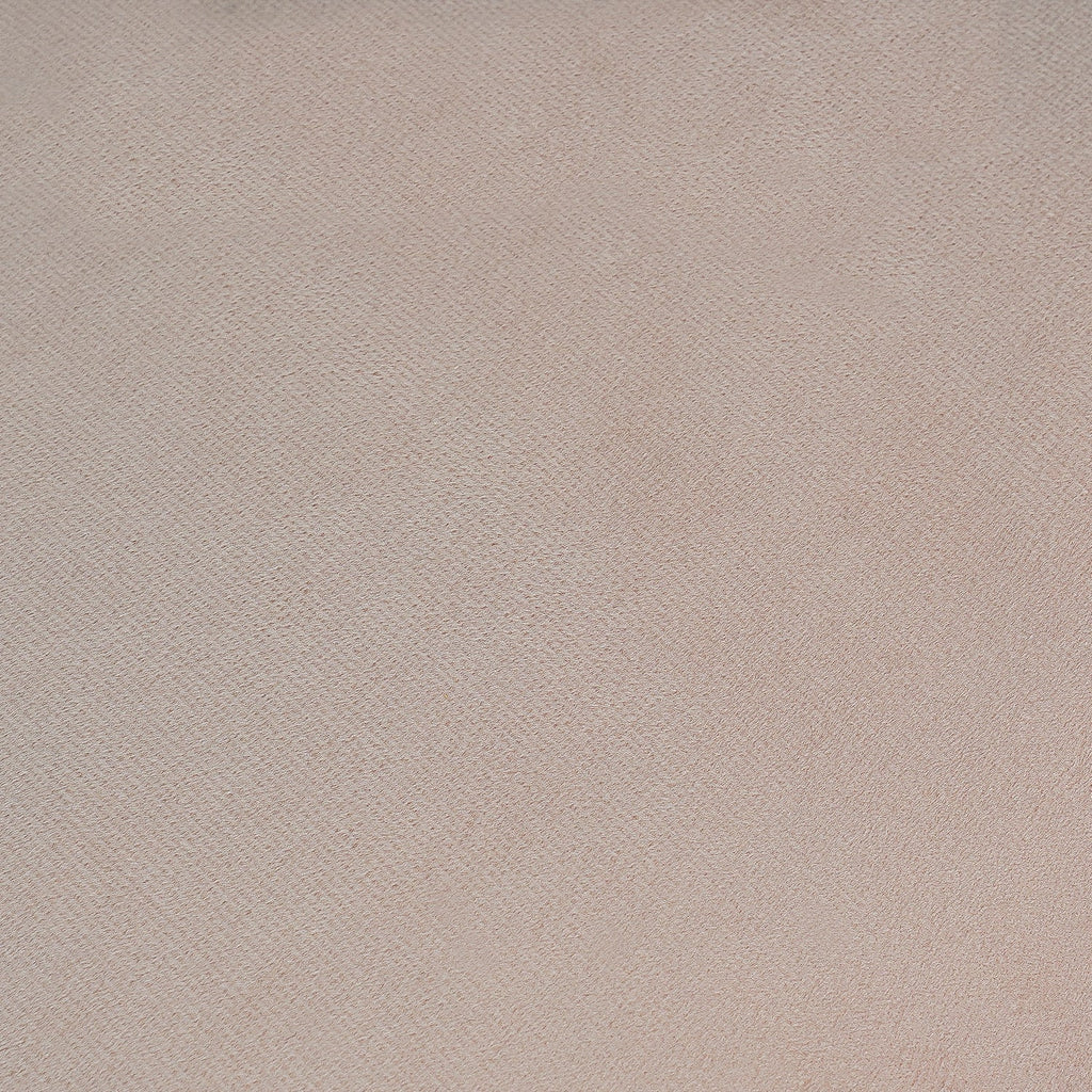 Close-up of the soft dusty pink knitted fabric on the memory foam crate mattress