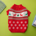 Christmas Tree & Reindeer Knit Dog Jumper 🎄