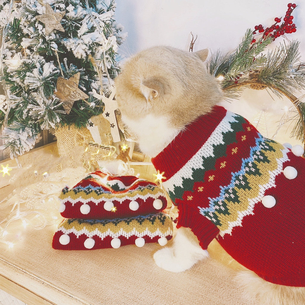 Festive Christmas Outfit for Cats & Small Dogs 🎅
