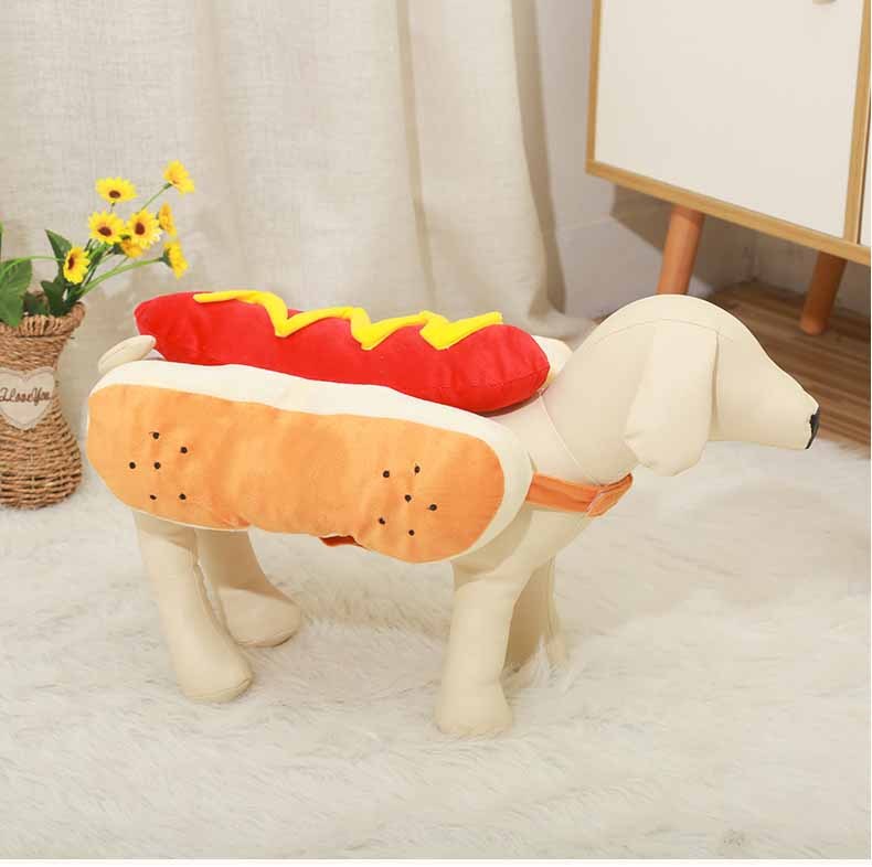 Hot Dog Costume for Dogs & Cats – Funny Halloween Outfit 🌭