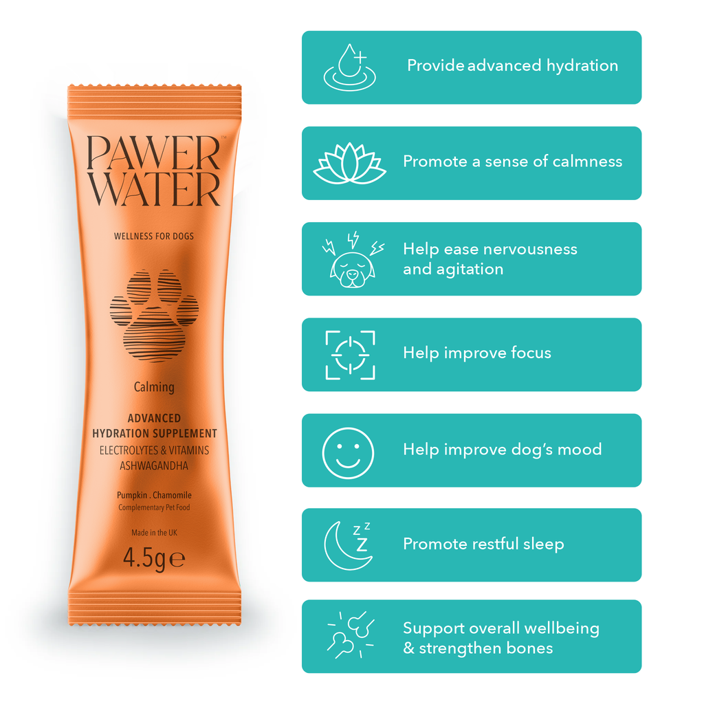 Orange Calming stick with supplier feature icons