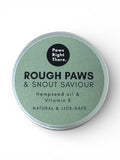 30ml tin of Rough Paws and Snout Saviour unscented balm with green label