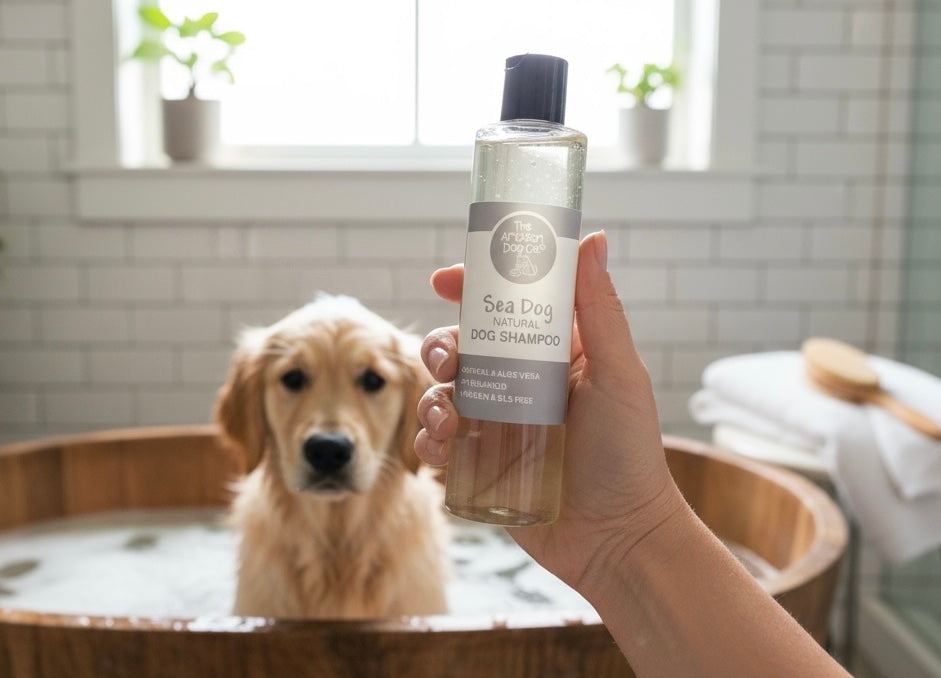 Gentle Oatmeal & Aloe Dog Shampoo – Handmade, pH-Balanced (200ml / 6.8 oz)