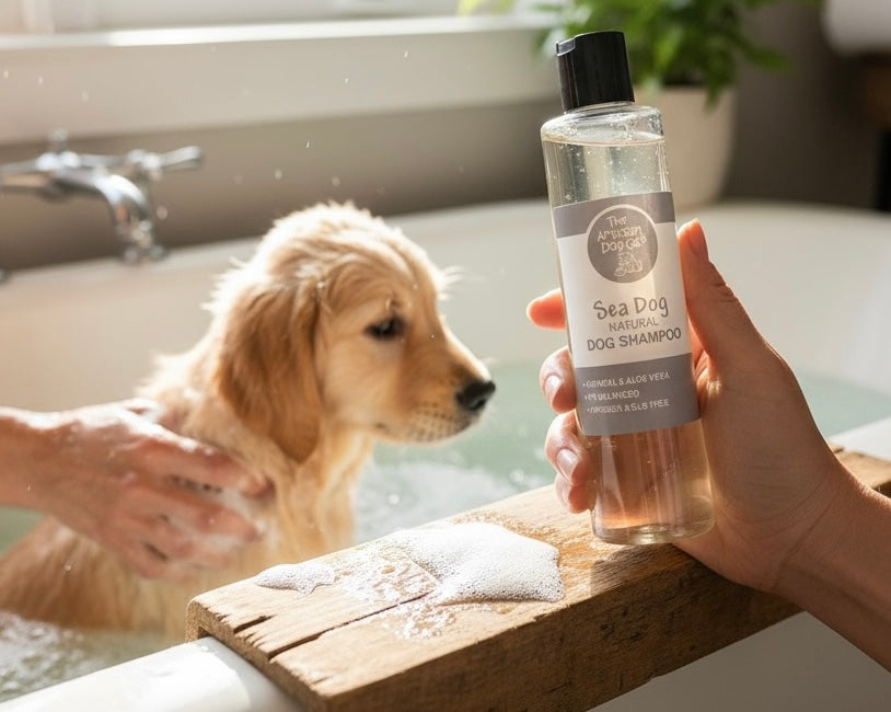 Gentle Oatmeal & Aloe Dog Shampoo – Handmade, pH-Balanced (200ml / 6.8 oz)