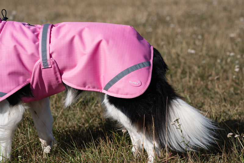 Luxe Waterproof Winter Dog Coat – Warm Padded Jacket, Baby Pink