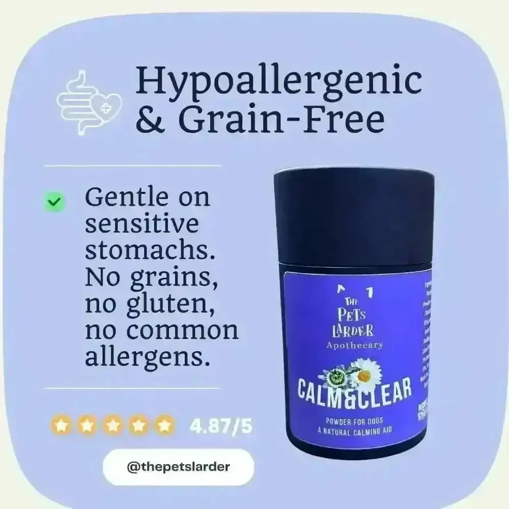 Calm & Clear tub with grain-free graphic