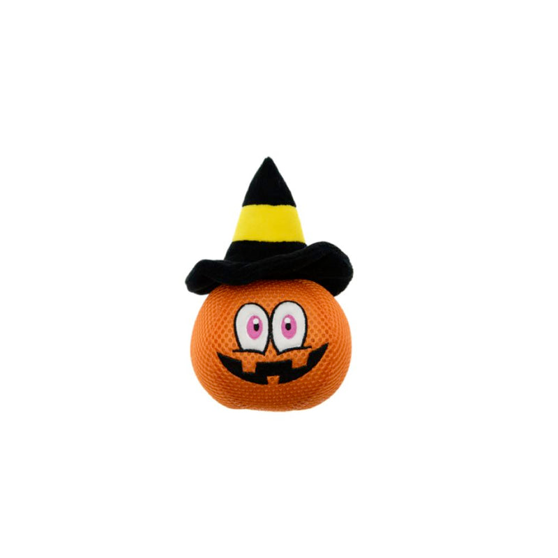 Soft pumpkin squeaky toy for dogs