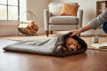 Handmade Sherpa Dog Snuggle Sack – Cozy Burrow Sleeping Bag for Dogs