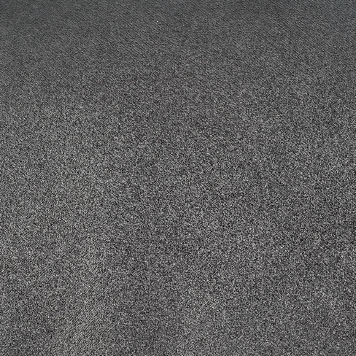 Close-up of the soft grey knitted fabric on the memory foam crate mattress