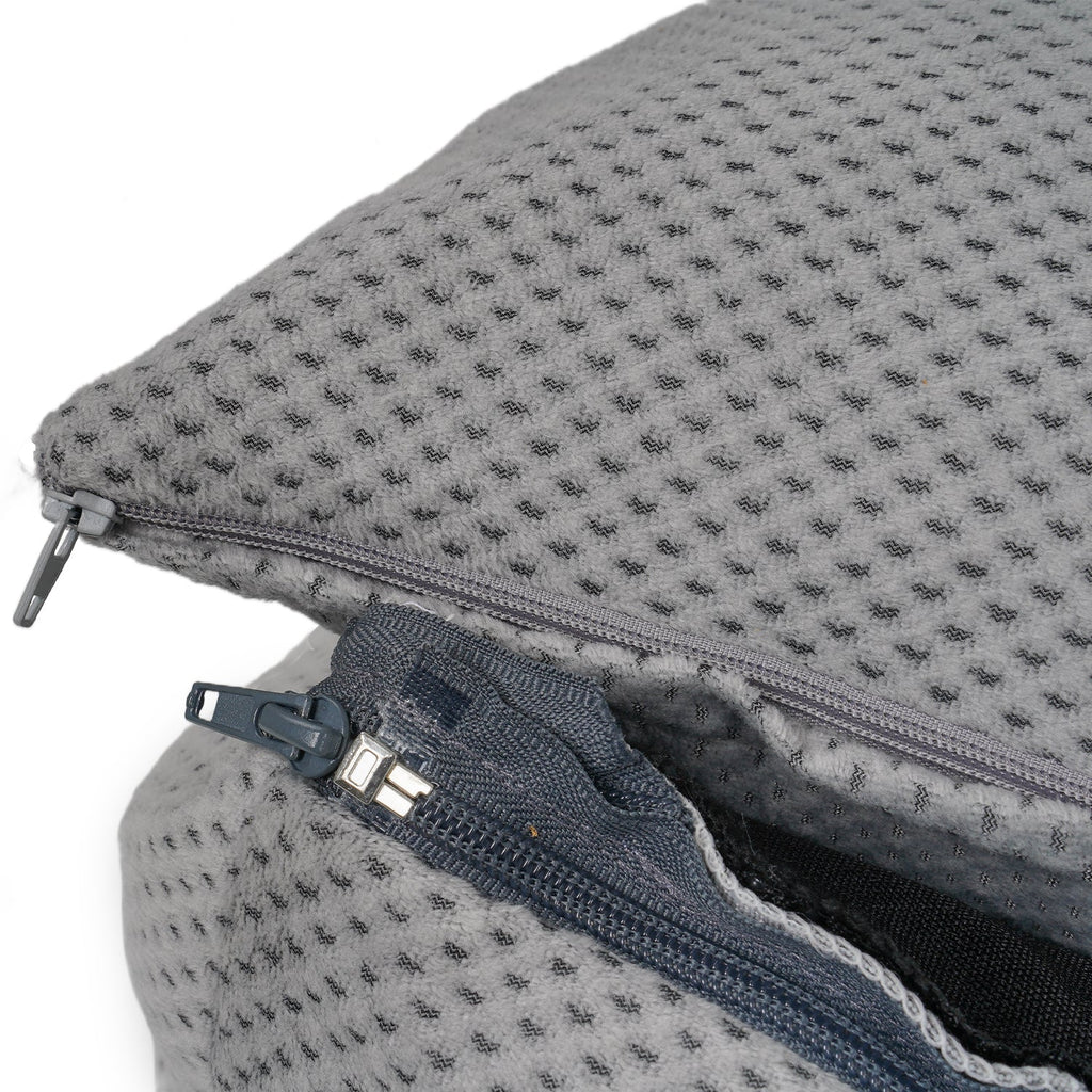 Highclere Memory Foam Bolster Dog Bed – Ralph & Co Grey Nest Bed