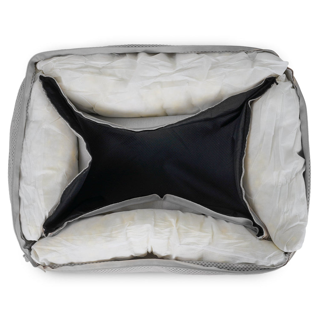 Highclere Memory Foam Bolster Dog Bed – Ralph & Co Grey Nest Bed