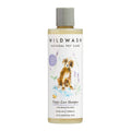 WildWash Puppy Love Shampoo 250ml bottle with illustrated puppy and lavender sprigs