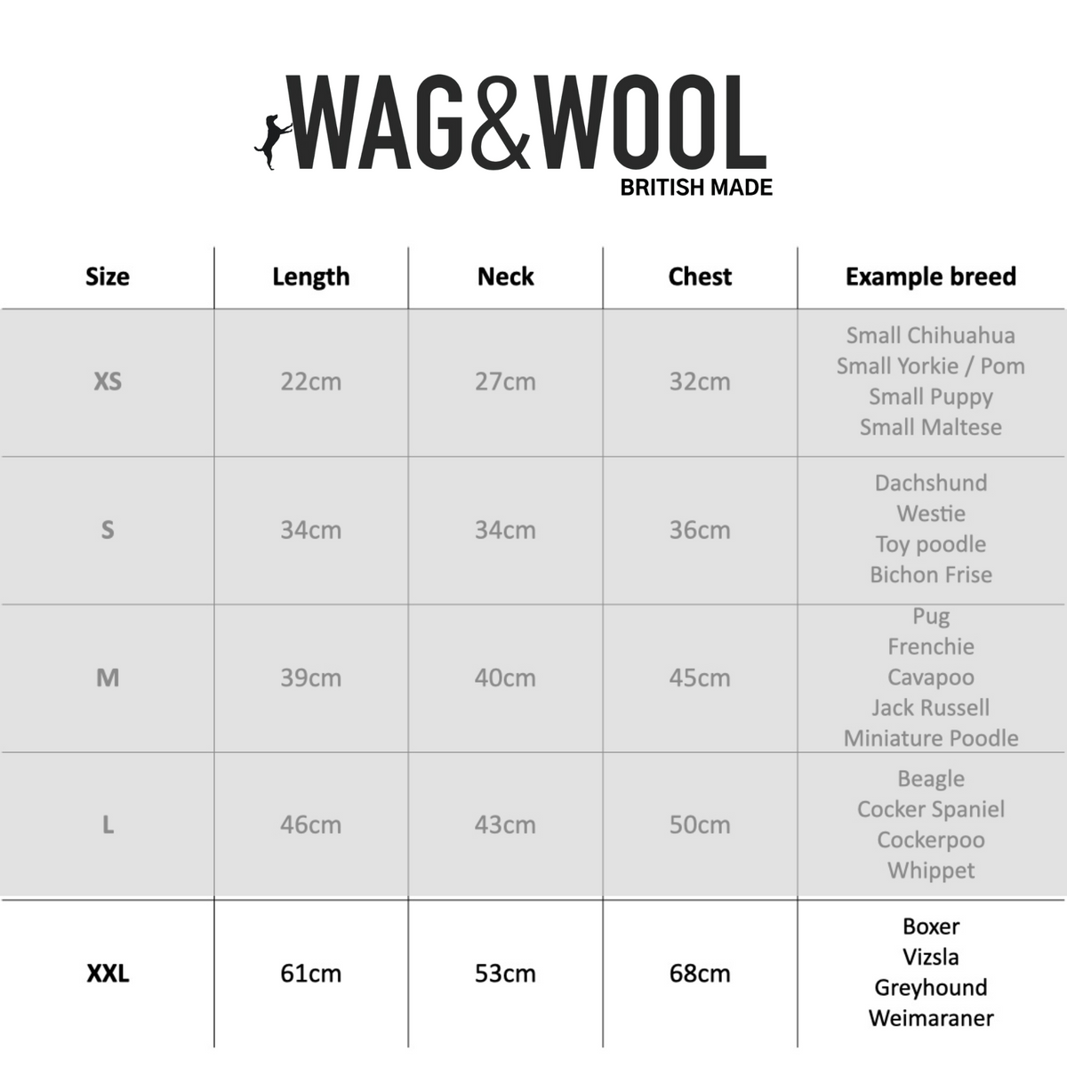 Large Dog Jumper in British Wool – XXL for Big Breeds