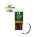 Bag of Pets Larder venison jerky chews with plastic-free badge