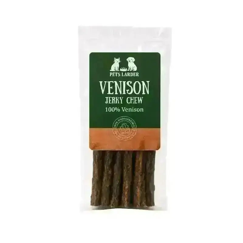 Bag of Pets Larder venison jerky chew strips