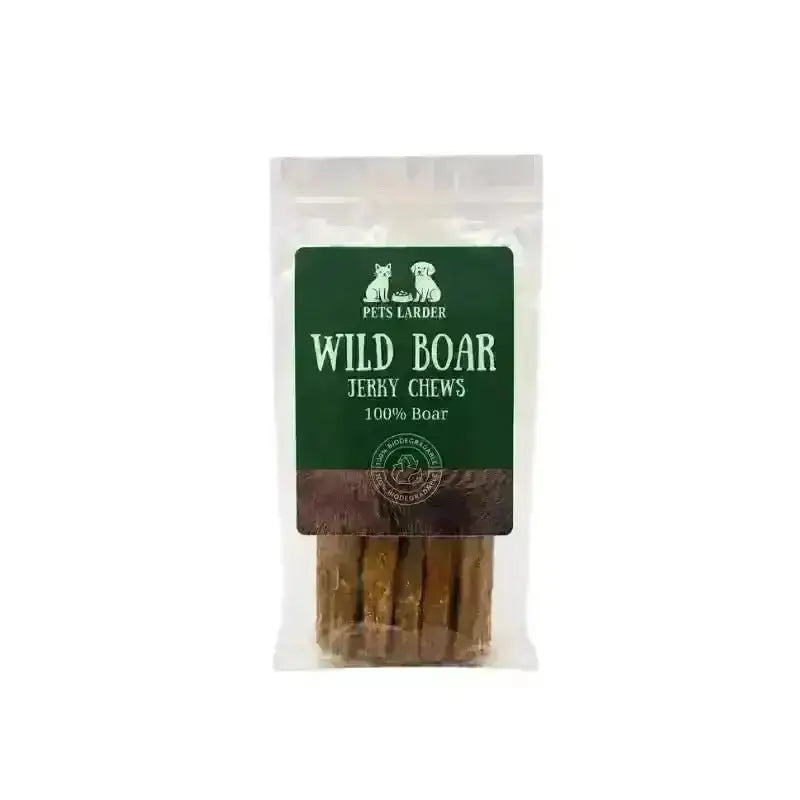 Bag of Pets Larder wild boar jerky chew strips